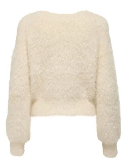 ONLLULU LS RIB SHORT O-NECK CC KNT