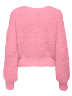 ONLLULU LS RIB SHORT O-NECK CC KNT