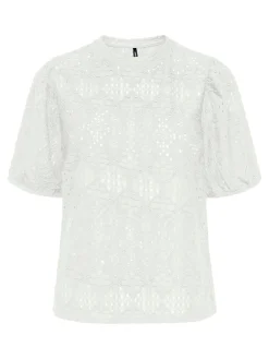 ONLLUZ S/S PUFF SLEEVE TOP JRS