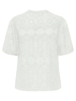 ONLLUZ S/S PUFF SLEEVE TOP JRS