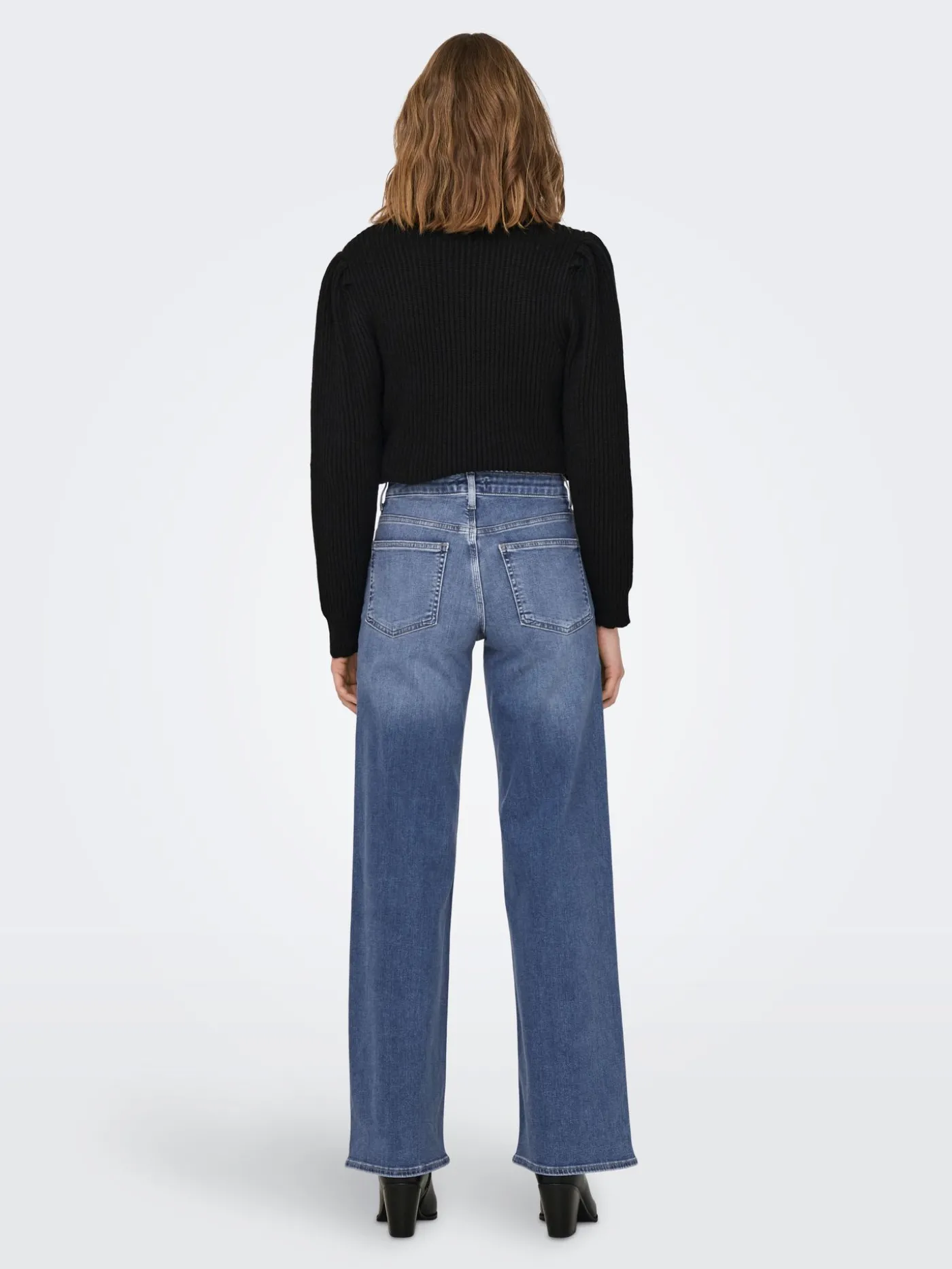 ONLMADISON BLUSH HW WIDE DNM DOT372