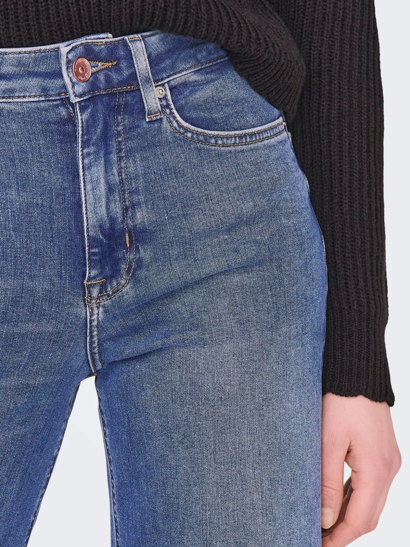 ONLMADISON BLUSH HW WIDE DNM DOT372