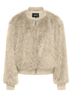 ONLMANNY FAUX FUR BOMBER CC OTW