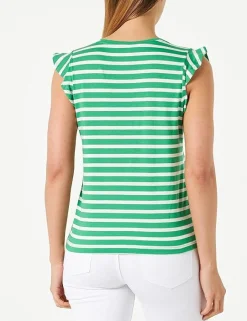 ONLMAY LIFE S/S FRILL V-NECK TOP BO