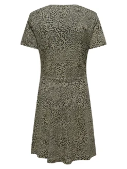 ONLMAY S/S V-NECK SHORT DRESS JRS N