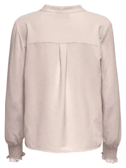 ONLMETTE V-NECK LS SMOCK TOP NOOS W