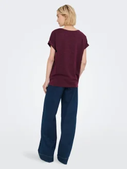 ONLMOSTER GLITTER S/S TOP NOOS JRS