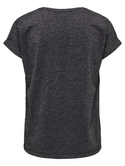 ONLMOSTER GLITTER S/S TOP NOOS JRS