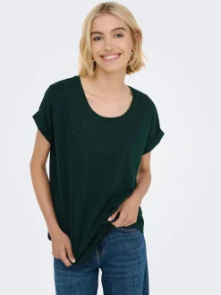 ONLMOSTER GLITTER S/S TOP NOOS JRS