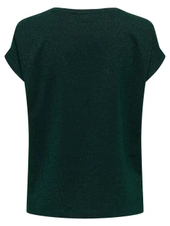 ONLMOSTER GLITTER S/S TOP NOOS JRS