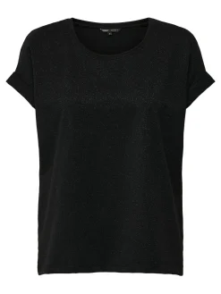 ONLMOSTER GLITTER S/S TOP NOOS JRS