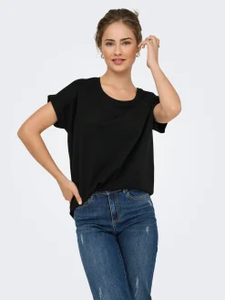 ONLMOSTER GLITTER S/S TOP NOOS JRS