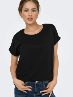 ONLMOSTER GLITTER S/S TOP NOOS JRS