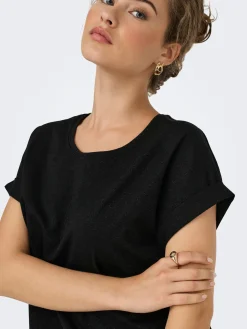 ONLMOSTER GLITTER S/S TOP NOOS JRS