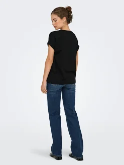 ONLMOSTER GLITTER S/S TOP NOOS JRS