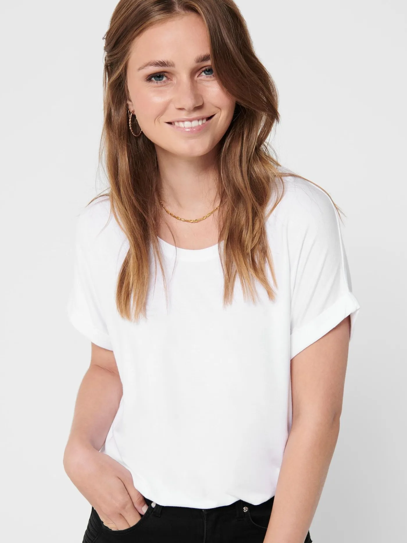 ONLMOSTER S/S O-NECK TOP NOOS JRS