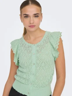 ONLNETTIE SL MIX U-NECK CARDIGAN KN