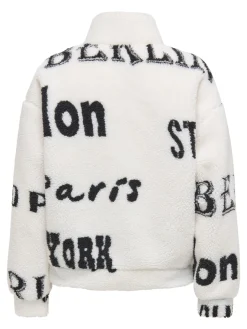 ONLNEW JANNE L/S HALF ZIP BOX SWT