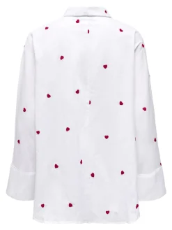 ONLNEW LINA GRACE LS EMB SHIRT NOOS