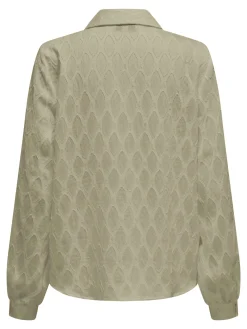 ONLNOA LS V-NECK SHIRT WVN