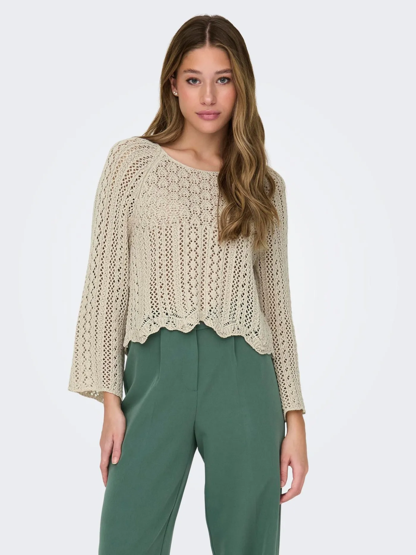 ONLNOLA LIFE 3/4 PULLOVER KNT NOOS