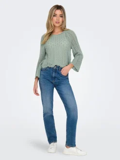 ONLNOLA LIFE 3/4 PULLOVER KNT NOOS