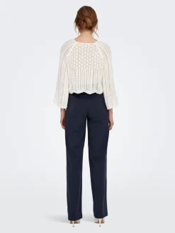 ONLNOLA LIFE  3/4 PULLOVER KNT NOOS