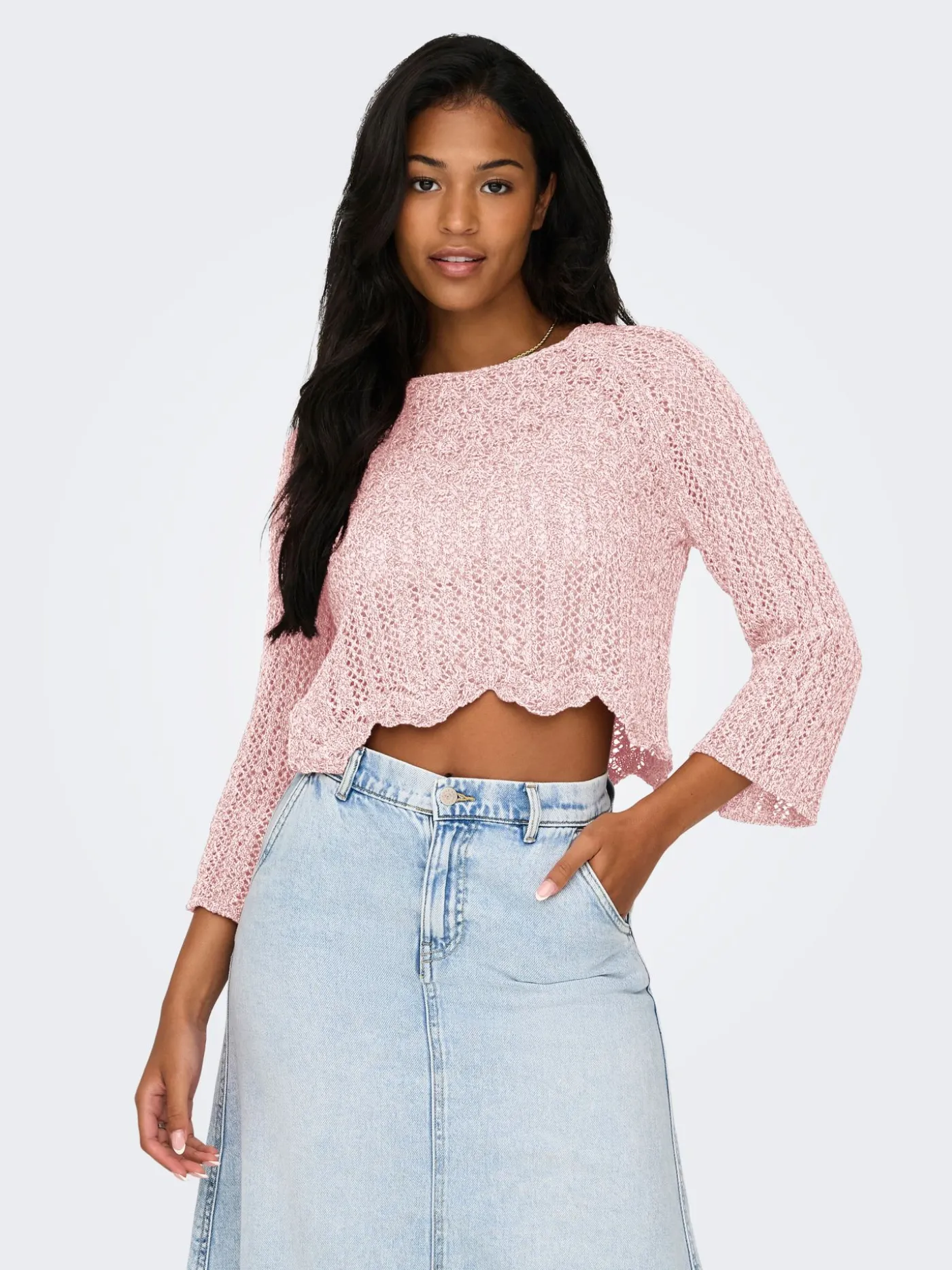 ONLNOLA LIFE 3/4 PULLOVER KNT NOOS