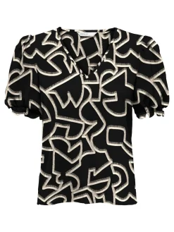 ONLNOVA LIFE S/S BLAIR TOP AOP PTM