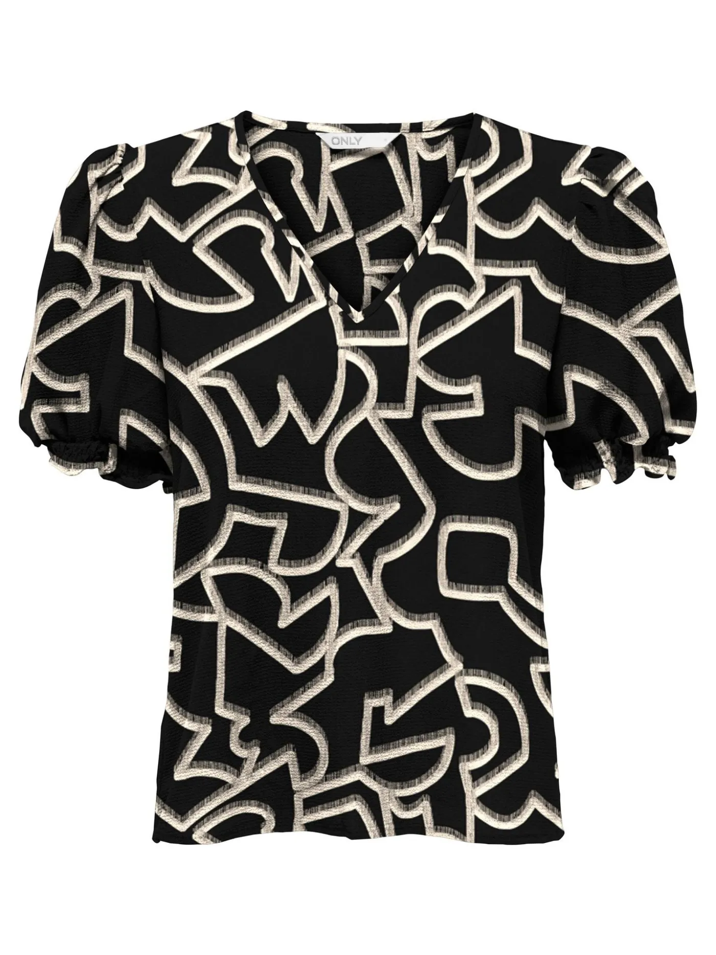 ONLNOVA LIFE S/S BLAIR TOP AOP PTM