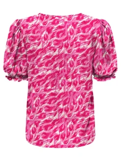 ONLNOVA LIFE S/S BLAIR TOP AOP PTM