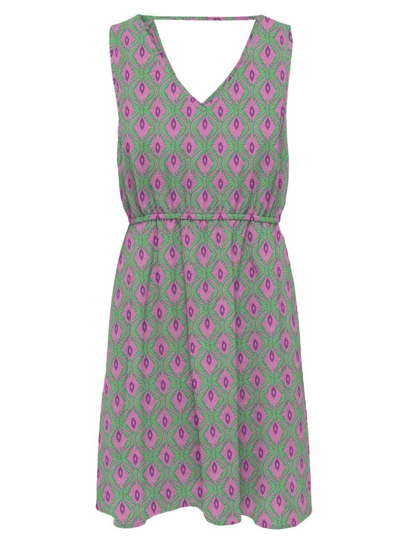 ONLNOVA LIFE VIS SARA STRING DRESS