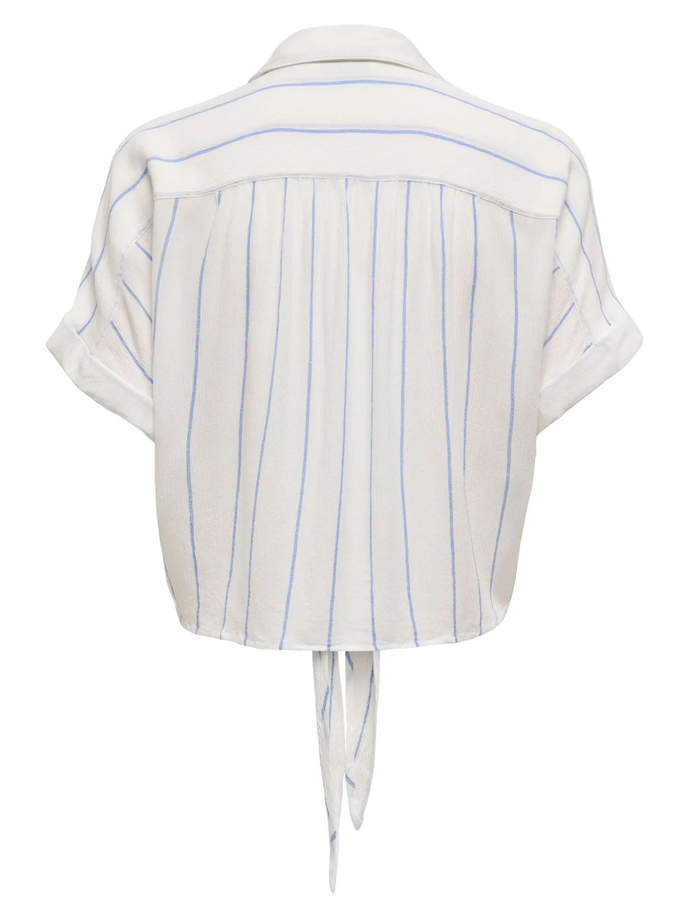 ONLPAULA LIFE S/S TIE SHIRT WVN NOO