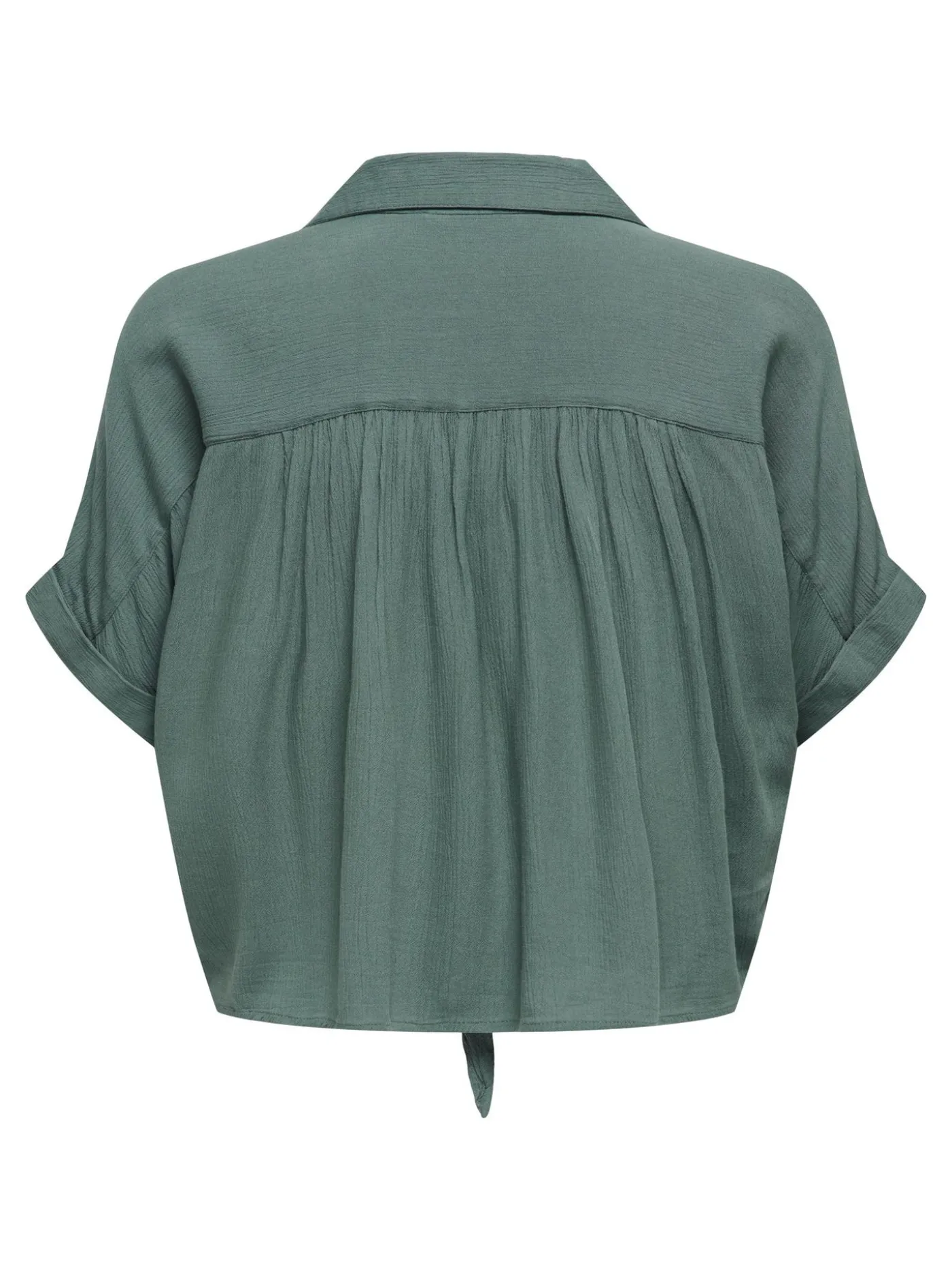 ONLPAULA LIFE S/S TIE SHIRT WVN NOO