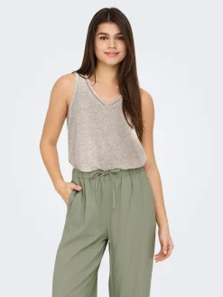 ONLPENNY S/L V-NECK TOP JRS