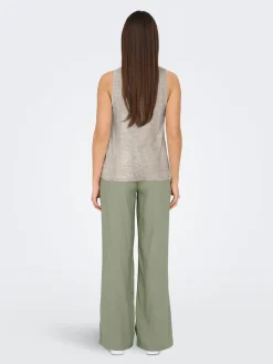 ONLPENNY S/L V-NECK TOP JRS