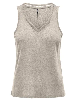 ONLPENNY S/L V-NECK TOP JRS