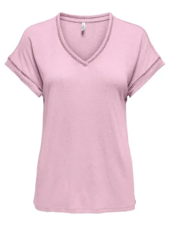 ONLPENNY S/S V-NECK TOP JRS