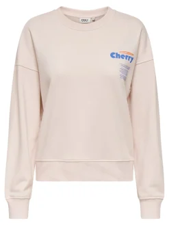 ONLPHILEA L/S FRUIT O-NECK UB SWT