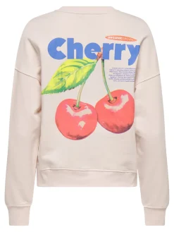 ONLPHILEA L/S FRUIT O-NECK UB SWT