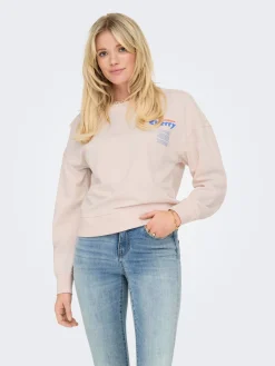 ONLPHILEA L/S FRUIT O-NECK UB SWT