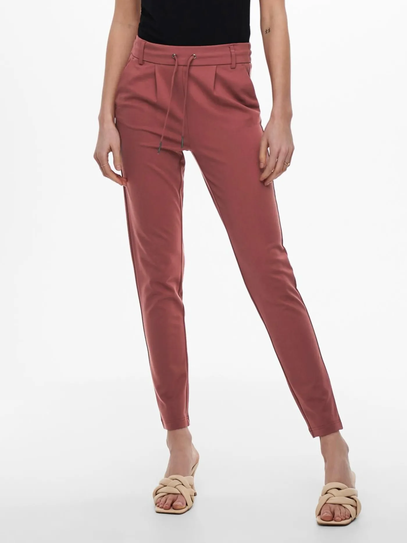 ONLPOPTRASH LIFE EASY COL PANT PNT - Apple Butter
