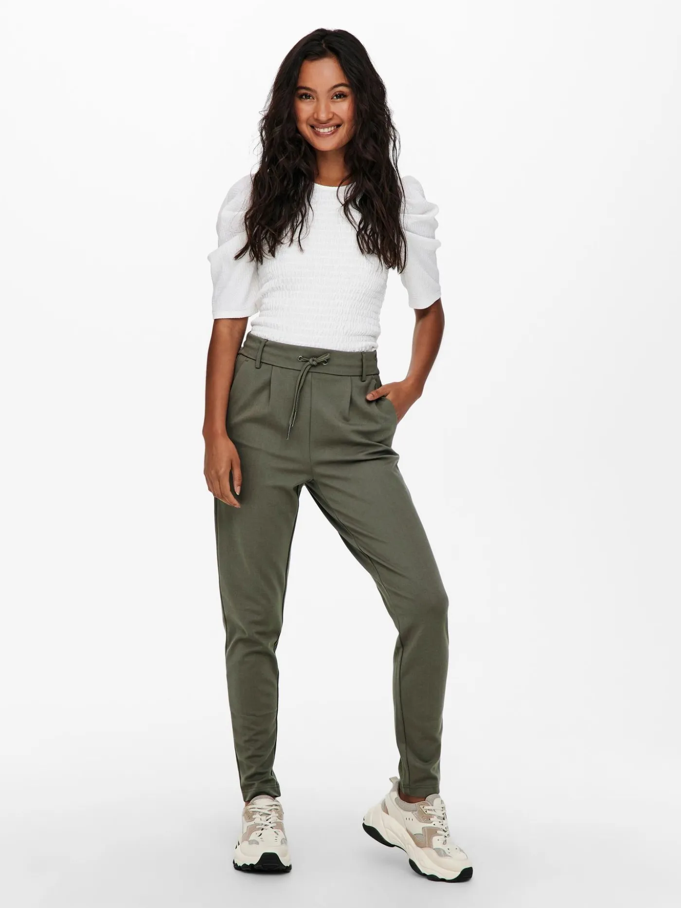 ONLPOPTRASH LIFE EASY COL PANT PNT