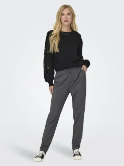 ONLPOPTRASH-ELISE EASY MELANGE PANT