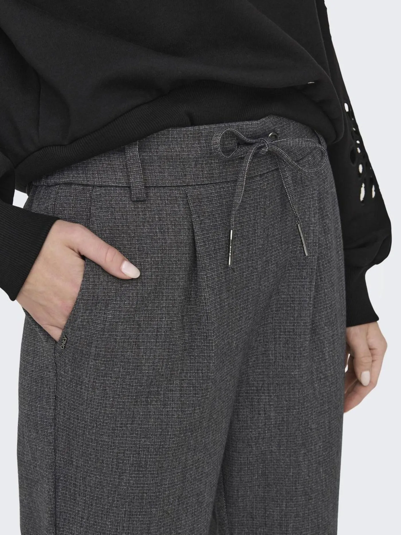 ONLPOPTRASH-ELISE EASY MELANGE PANT