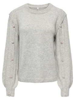 ONLRENE LIFE LS BUTTON O-NECK CS KN