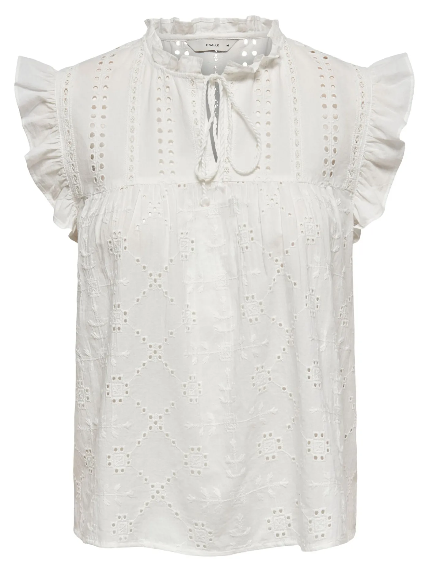 ONLREVA LIFE S/L EMB TOP WVN NOOS