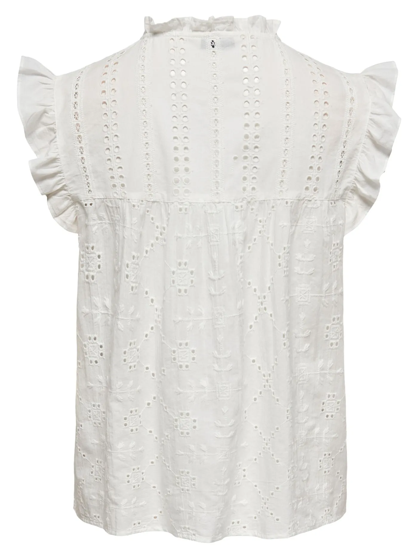 ONLREVA LIFE S/L EMB TOP WVN NOOS