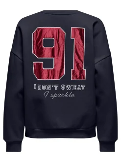 ONLRILLO L/S BOXY O-NECK CS SWT