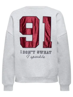 ONLRILLO L/S BOXY O-NECK CS SWT